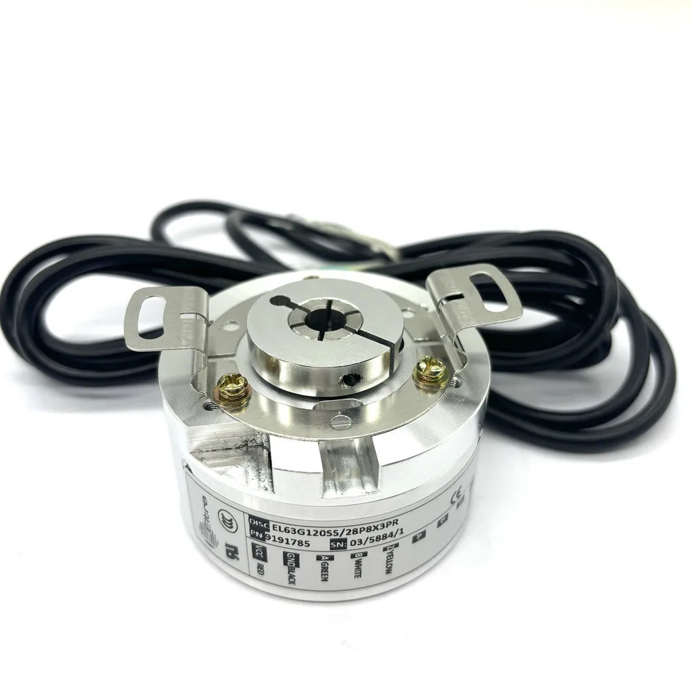 2025년형 푸시풀 출력 엘트라 블라인드 샤프트 증분형 엔코더 EL63G120S5/28P8X3PR 8/9/10mm