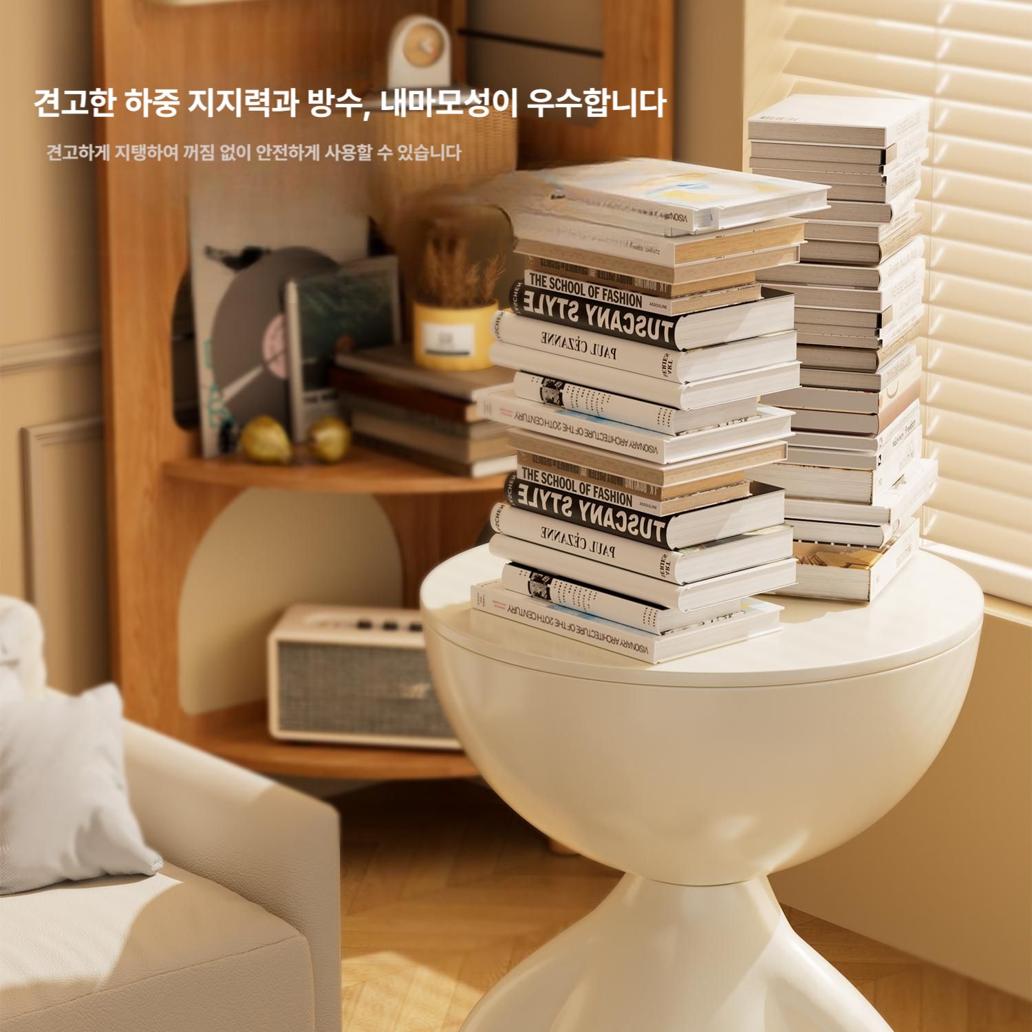 협탁 귀여운 침대 옆 탁자 소파 사이드 테이블 미니 선반 - 상세 이미지 5