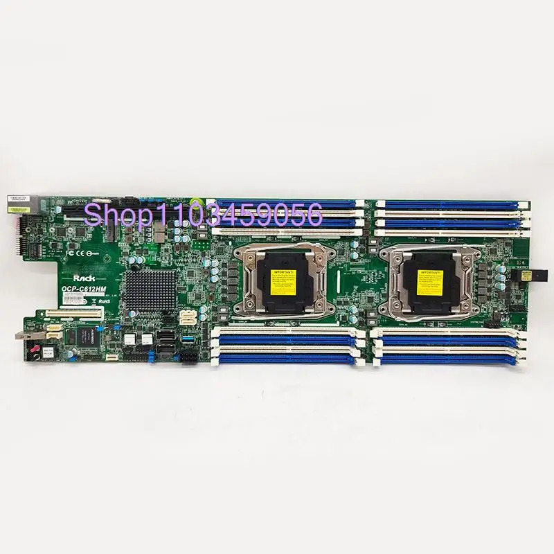 ASRock호환 DDR4 LGA 2011 C612 지지대 E5-E2600 V3 V4 서버 마더보드 OCP-C612HM