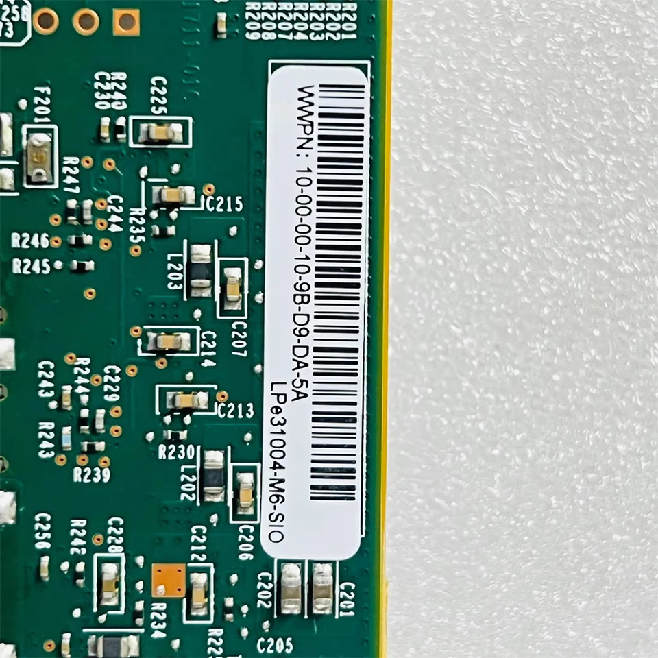 LPE31004-M6-SIO 에뮬렉스 16G 4 개전기 포트 SNA 스토어 HBA 카드
