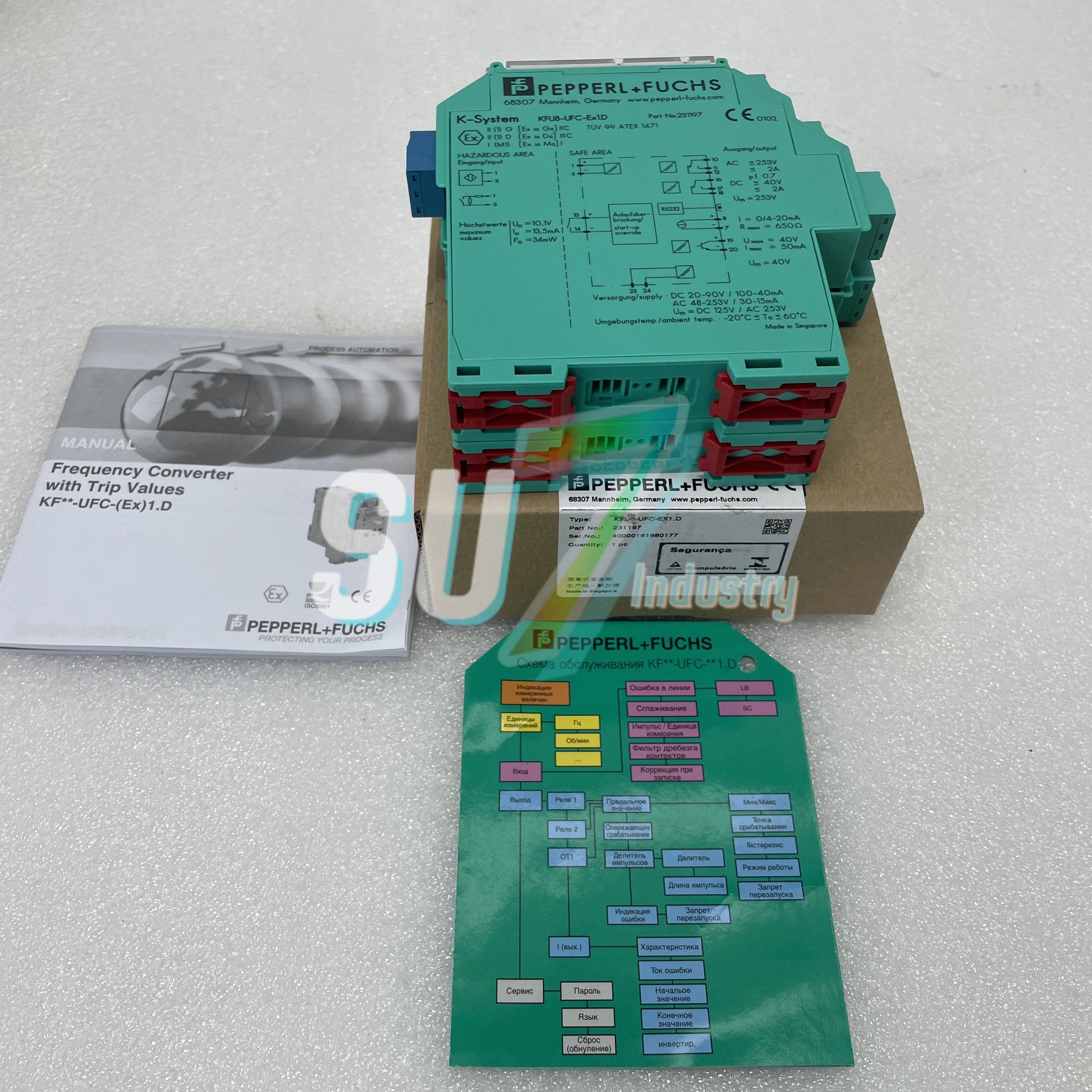 KCD2-SOT-EX2 KFD0-CS-EX1.54 KFU8-UFC-EX1.D KFD2-STC4-Ex1.2O 안전 배리어 원본
