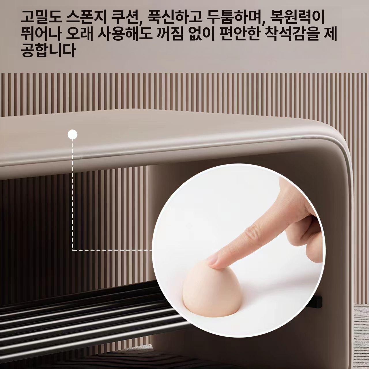 선반 벤치 모던 북유럽 현관의자 슈즈스툴 수납형 신발정리대 신발의자 정리함 손잡이 - 상세 이미지 5
