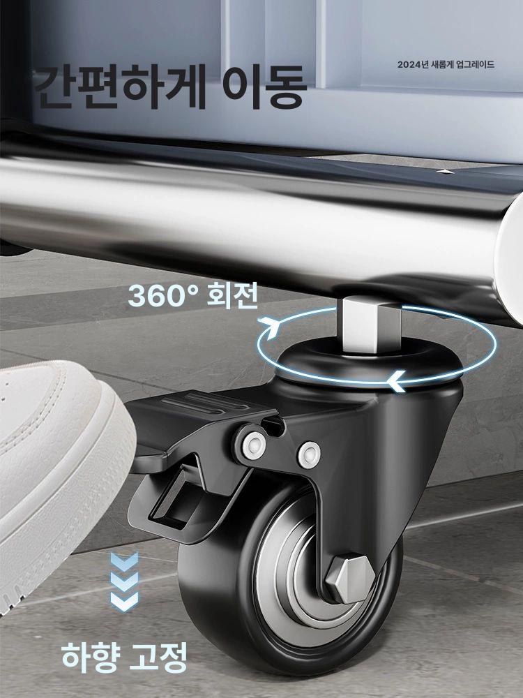 부착식 밀대거치대 청소도구걸이 무타공거치대 수납 밀대홀더 봉걸이후크 - 상세 이미지 4