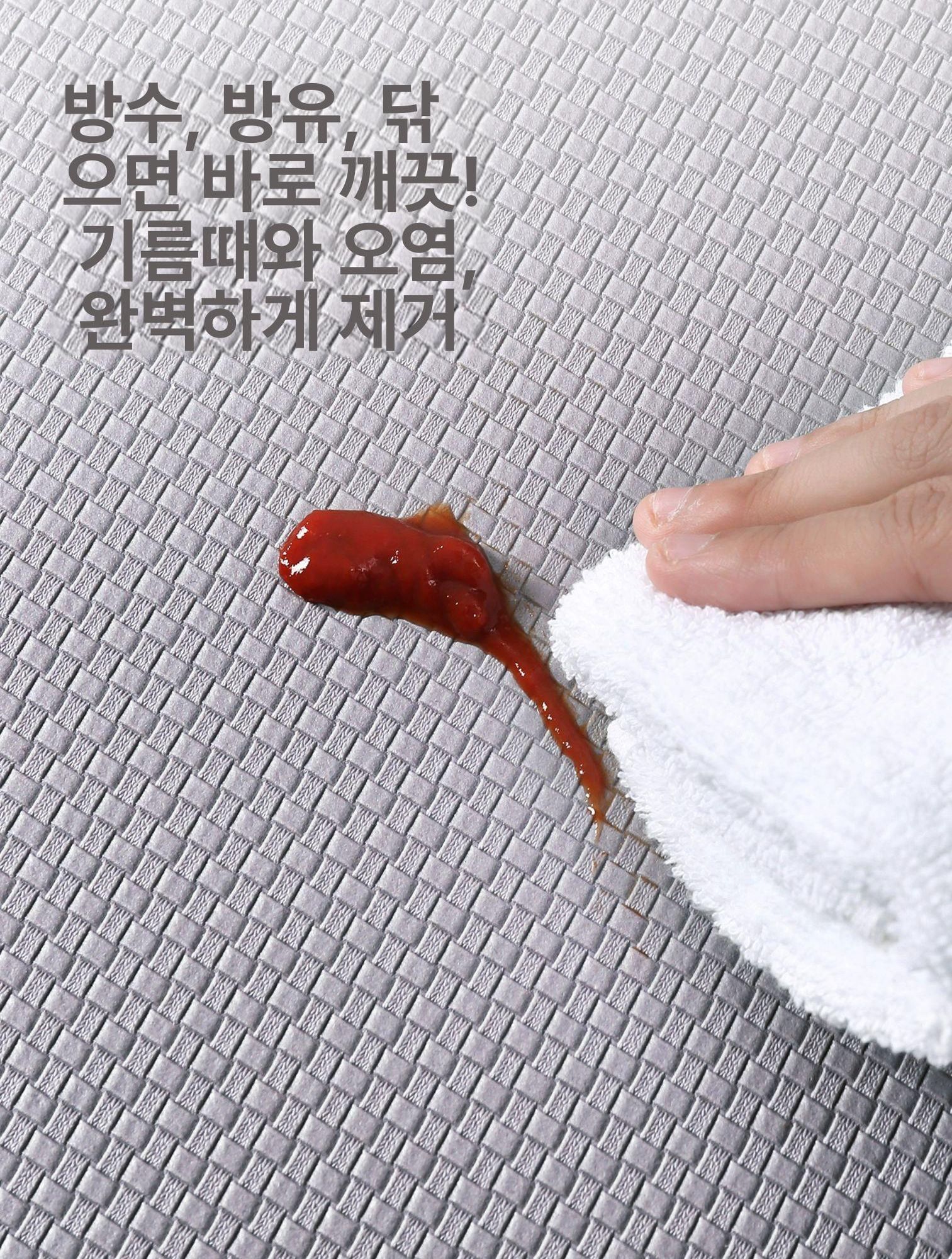 피로방지 발판 대형 인조 쿠션 부엌 방유 스탠딩 규조토 감압매트 푹신한 주방용 - 상세 이미지 4