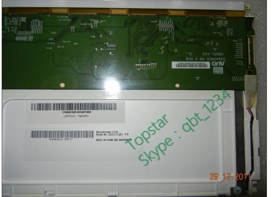 LCD 디스플레이 패널 8.4 인치 G084SN05 V8 V.8