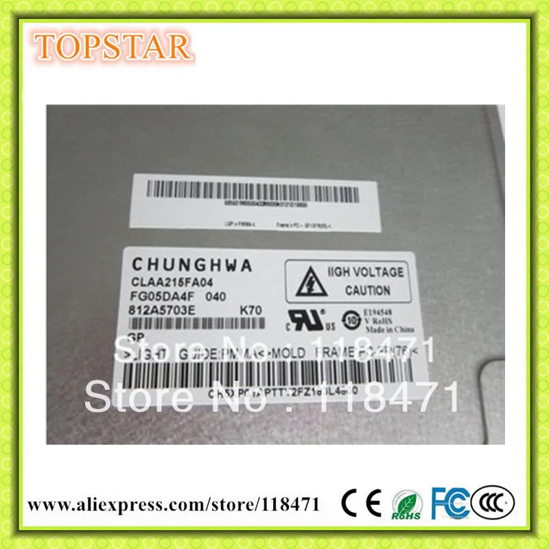 CPTA 등급 LCD 패널 CLAA215FA04 21.5 인치