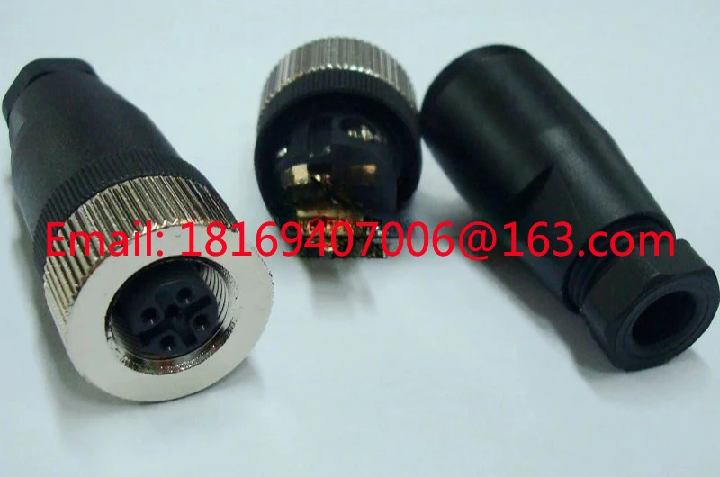 10PCS 센서 커넥터 플매트 카펫 러그 M12-4 코어 5 홀 헤드 핀 수 암