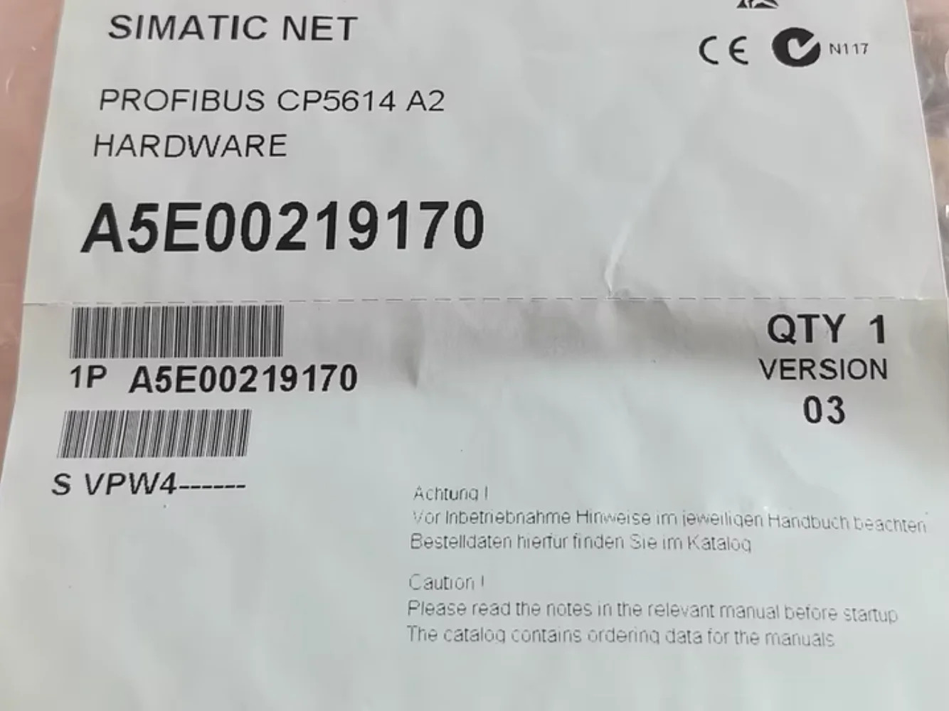 지멘스 네트워크 카드 CP5614 A2 신