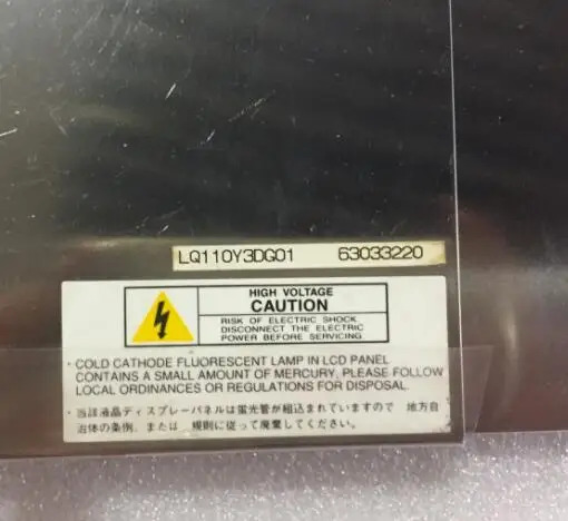 TFT 산업LCD 패널 LQ110Y3DG01 800 RGB x 480 오리지널 A 등급 11.0 인치