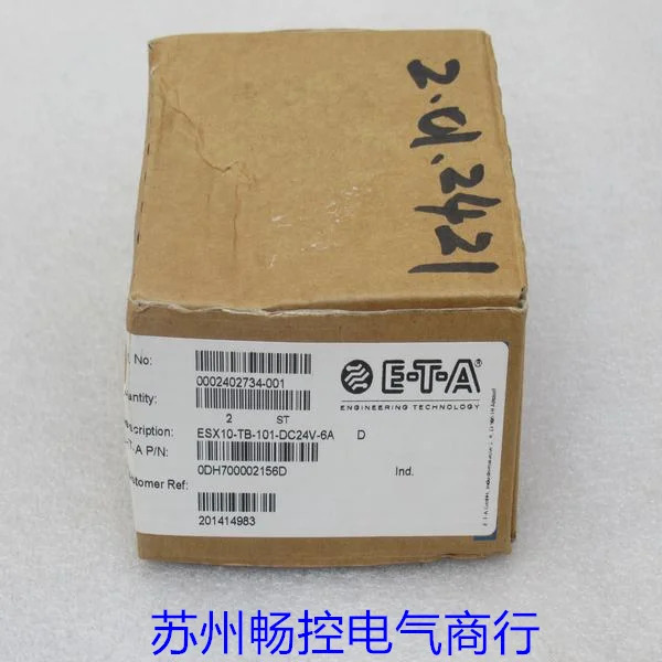 ETA 회로차단기 ESX10-TB-101-DC24V-6A 포장 x 신