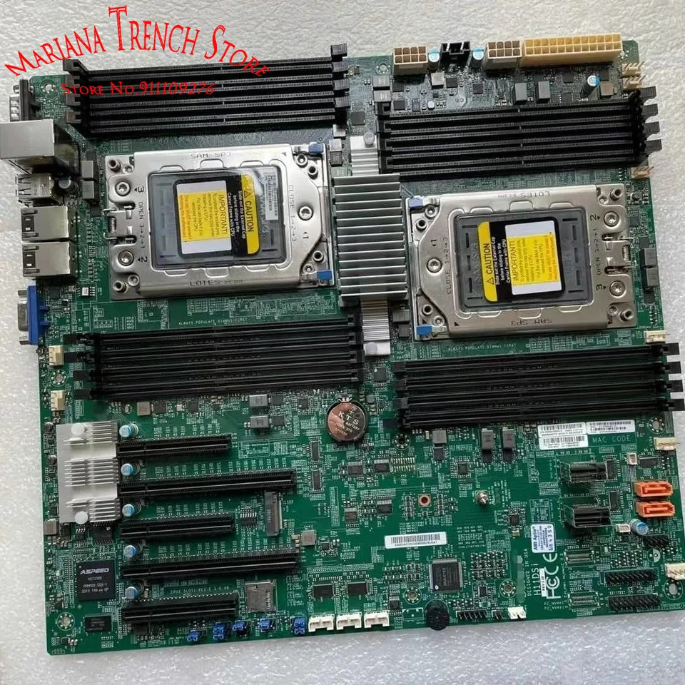 슈퍼마이크로 마더보드H11DSi EPYC 7001/7002 시리즈 프로세서 ECC DDR4 M 키