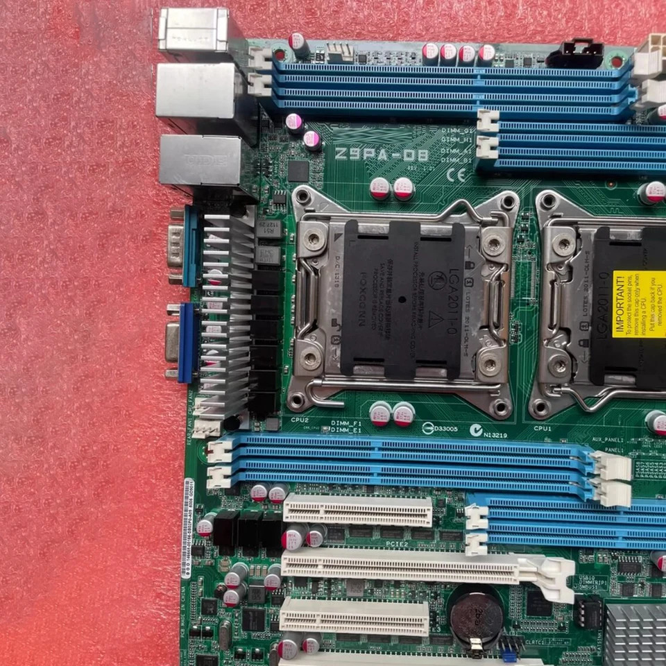A-S-U-S 서버 마더보드E5-2680V2 LGA 2011 DDR3 X79 X79M Z9PA-D8