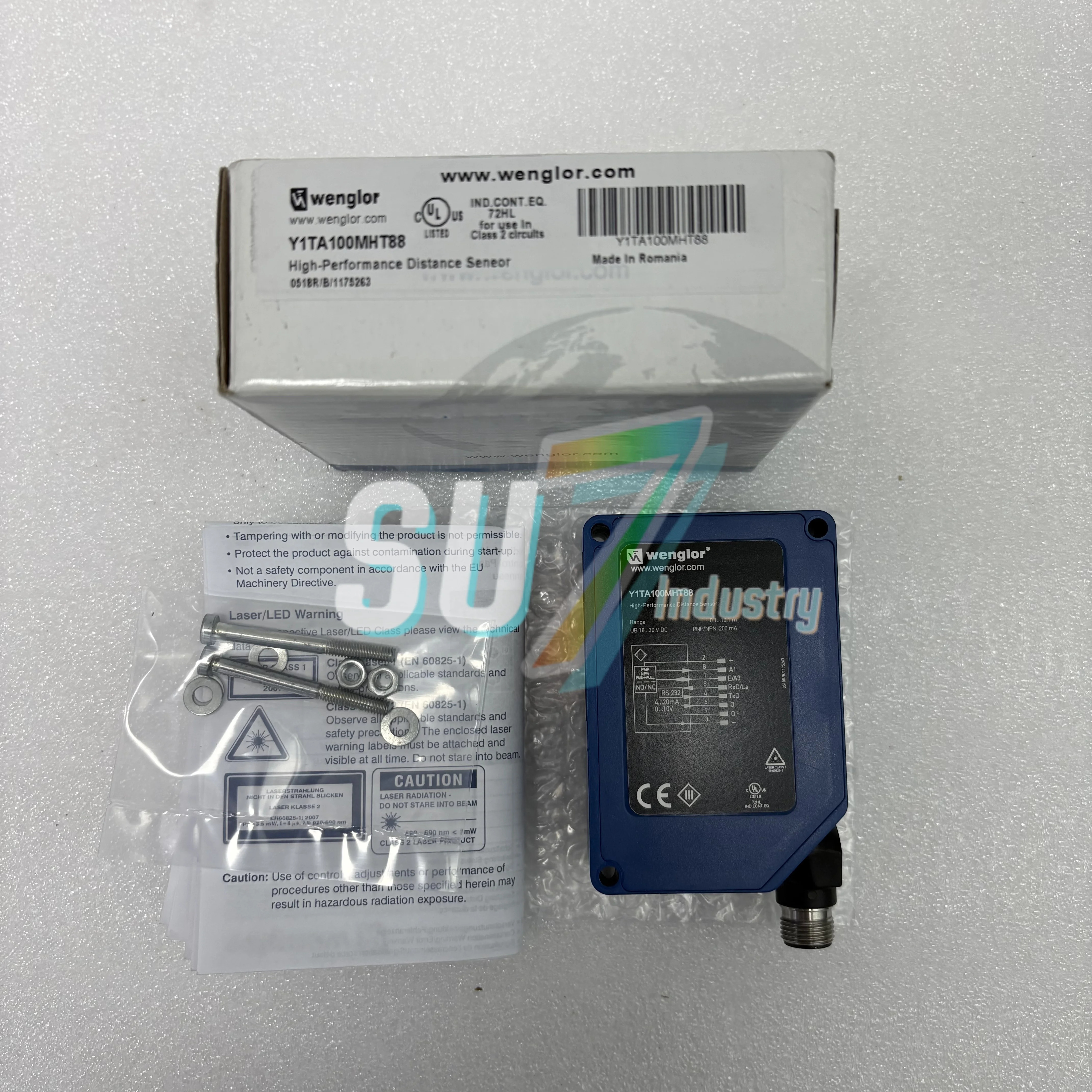 새 Y1TA100MHT88 레이저 거리 측정 센서