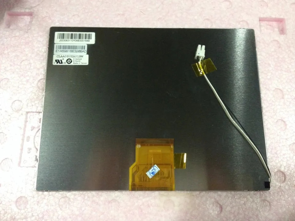 CLAA080XA01BW 고화질 평면 패널 자동차 LCD 화면 8 인치