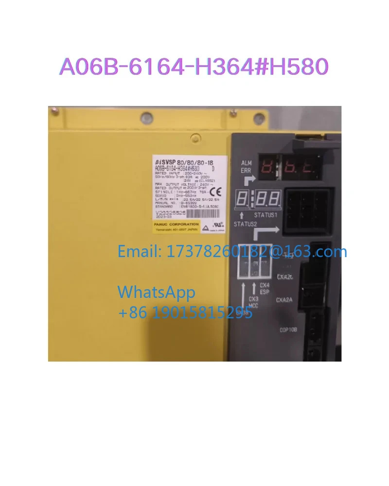 A06B-6164-H364 H580 서보 드라이브 리퍼 사ok