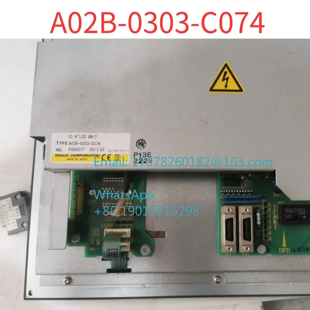 리퍼 A02B-0303-C074 시스템 호스트 LCD 화면 터치 스크린