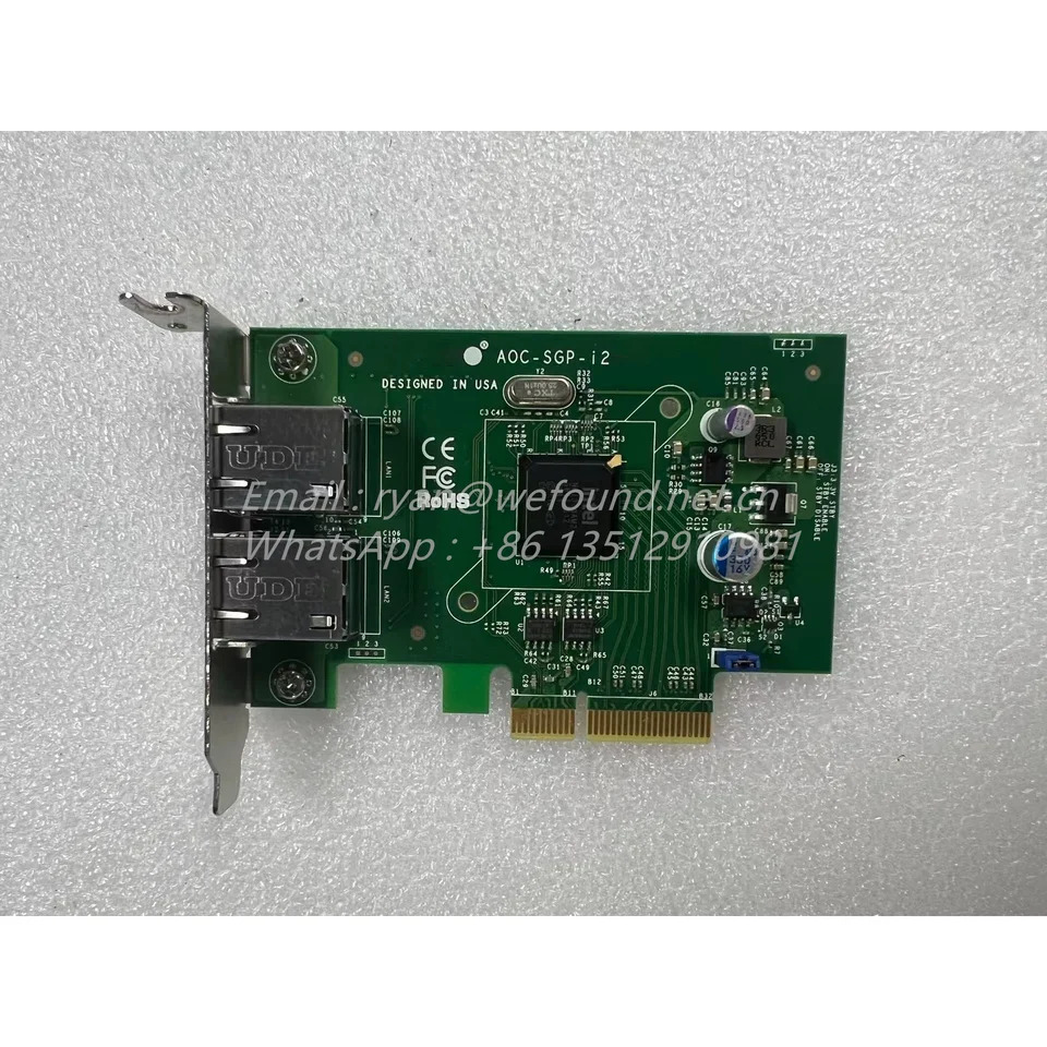 AOC-SGP-i2 애드온 카드 슈퍼마이크로 PCI 익스프레스 네트워크 I350 LAN 컨트롤러용