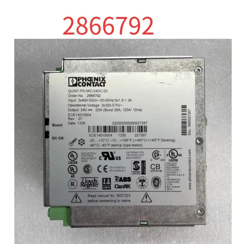 리퍼된 2866792 전원공급장치 QUINT-PS/3AC/24DC/20 리퍼 OK
