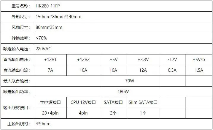 HuntkeyHK280-11FP 데스크탑 PC 전원공급장치 12V 시리즈 D13-180P1A PCD009 hp호환 280MT G1 G2 848052-006