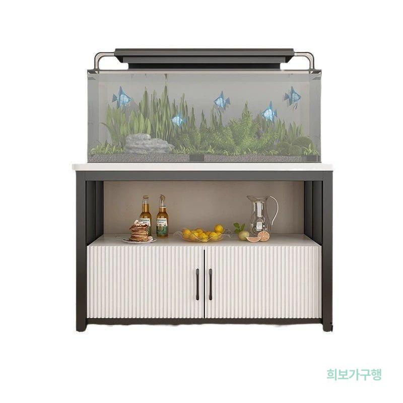 철제 프레임 어항받침 거치대 정리대 거실수납장 가정용수납장 사이즈 - 상세 이미지 5