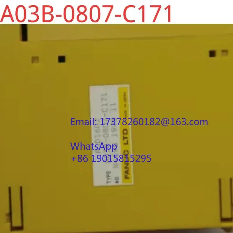 A03B-0807-C171 리퍼 완료 ok I/O 보드 상태