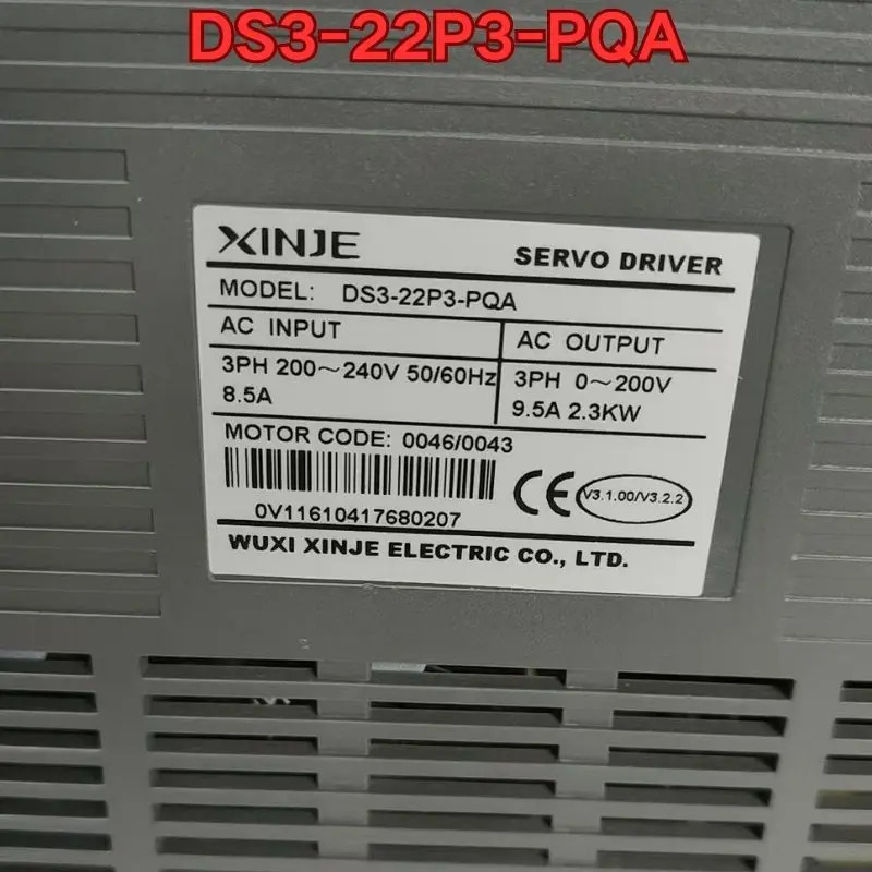 리퍼 Xinjie 서보 드라이브 DS3-22P3-PQA 기계 완료