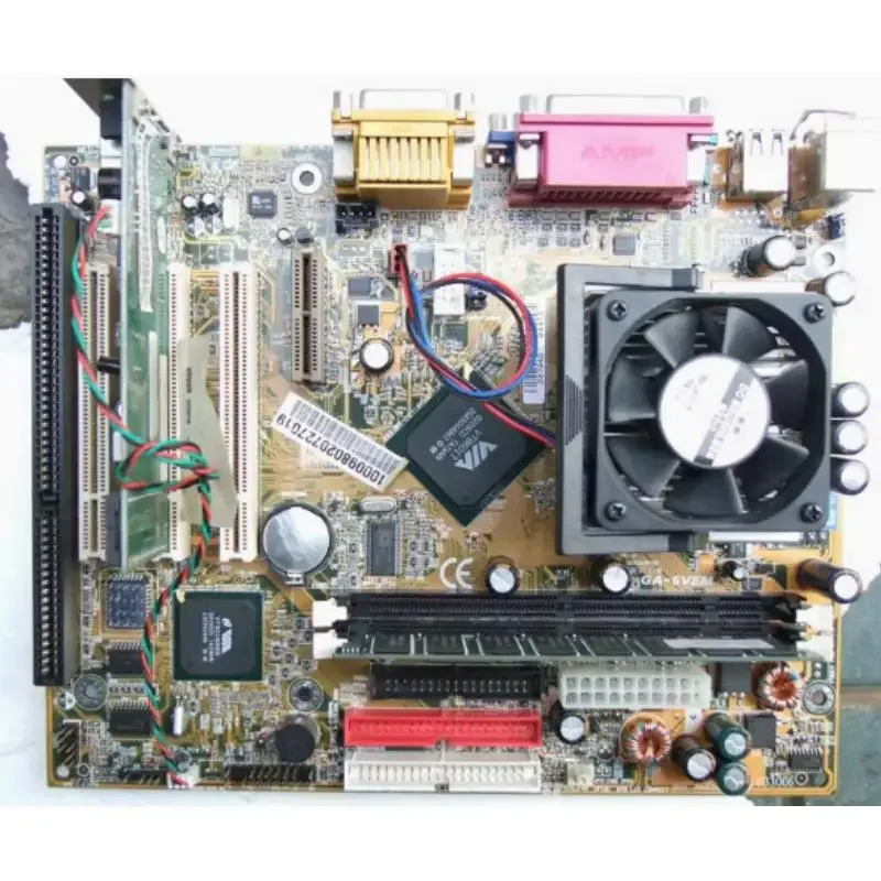 Gigabyte호환GA-6VEML GA-6VEM 8601T 메보드 370CPU 팬 ISA 메모리
