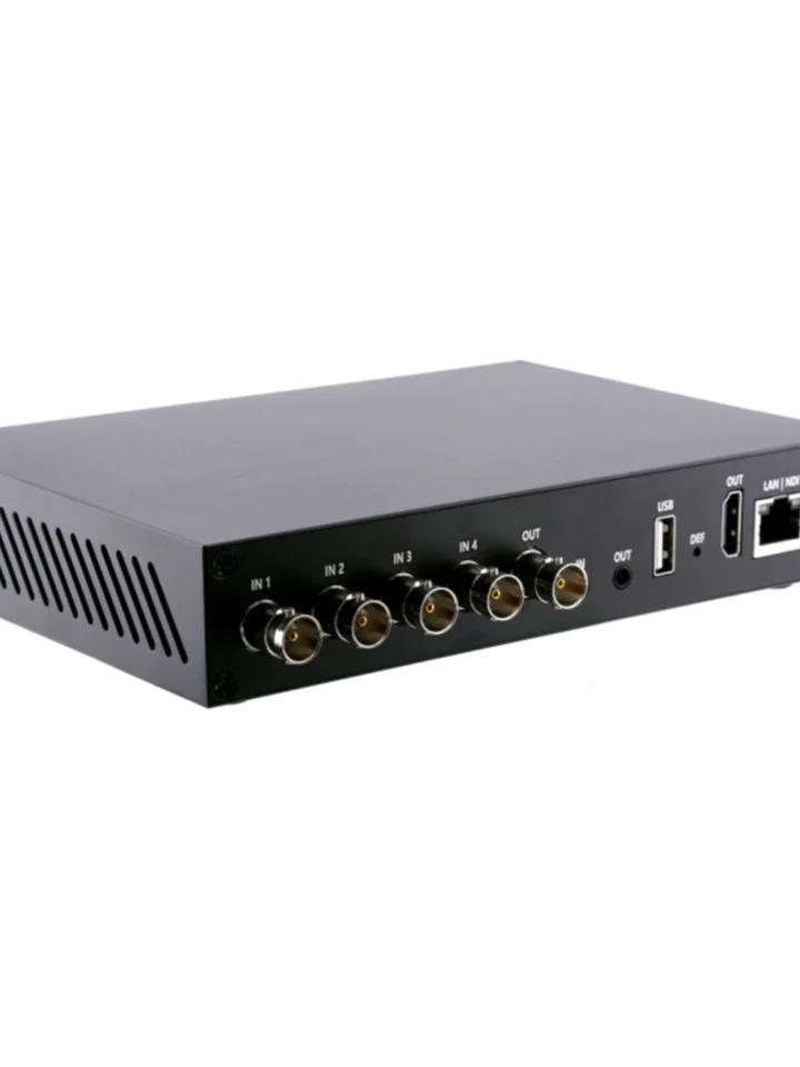 ENC4S 4 채널 SDI 인코더 4K 디코더 SRT NDI rtmp 라이브 스트리밍