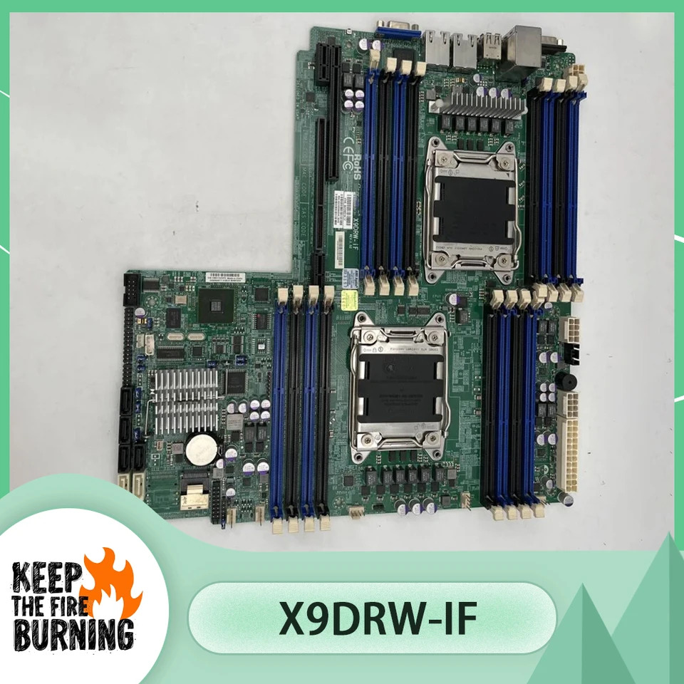 슈퍼마이크로 서버 마더보드 지지대 Xeon E5-2600 V1/V2 군LGA2011 DDR3 X9DRW-iF