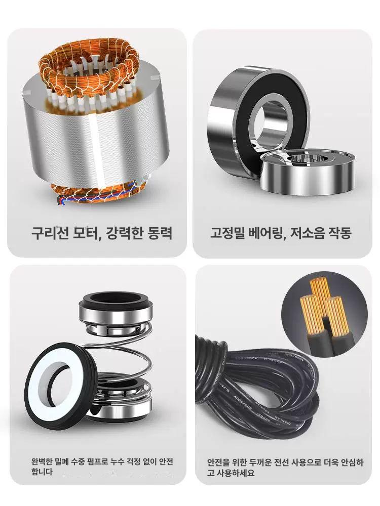 농업용 양수기 오수용 고압 수중펌프 워터펌프 슬러지 청수 급수 배수펌프 하수펌프 - 상세 이미지 3