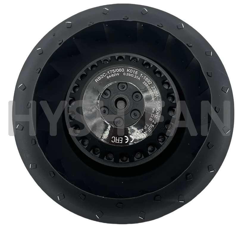 원심 냉각팬 풍력 블로워 RB2-175/060 K015 I-1892 230V