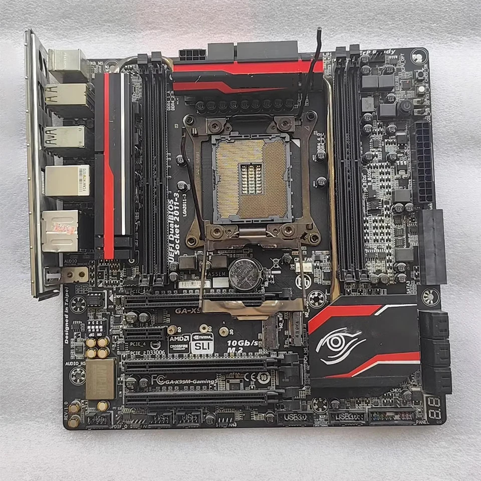 기가 바이트호환 X99M-Gng 5 LGA2011-3 코어 i7 프로세서 X99 DDR4 64GB 마이크로 마더보드 GA-X99M-Gng