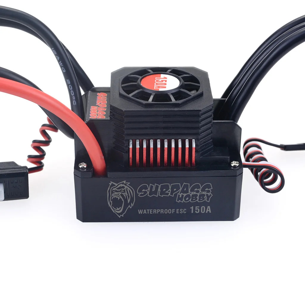 Surpass 방수 진동 모터 4076 18 스케일 전기 Rc 자동차 1/8 4wd 150A ESC 브러시리스 콤보