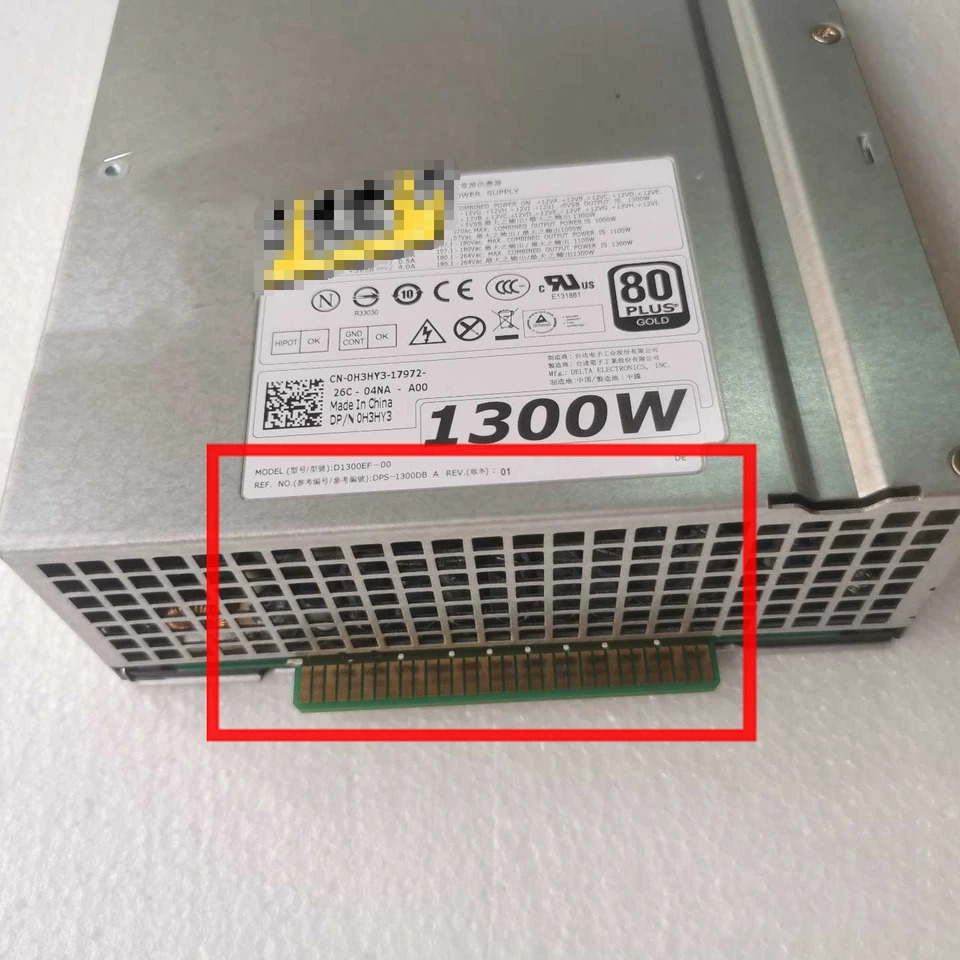 D1300EF-00 워크스테이션 전원공급장치H3HY3 D1300EF-01 MF4N5 D1300EF-02 V5K16 DELL T7600 T7810 T7910