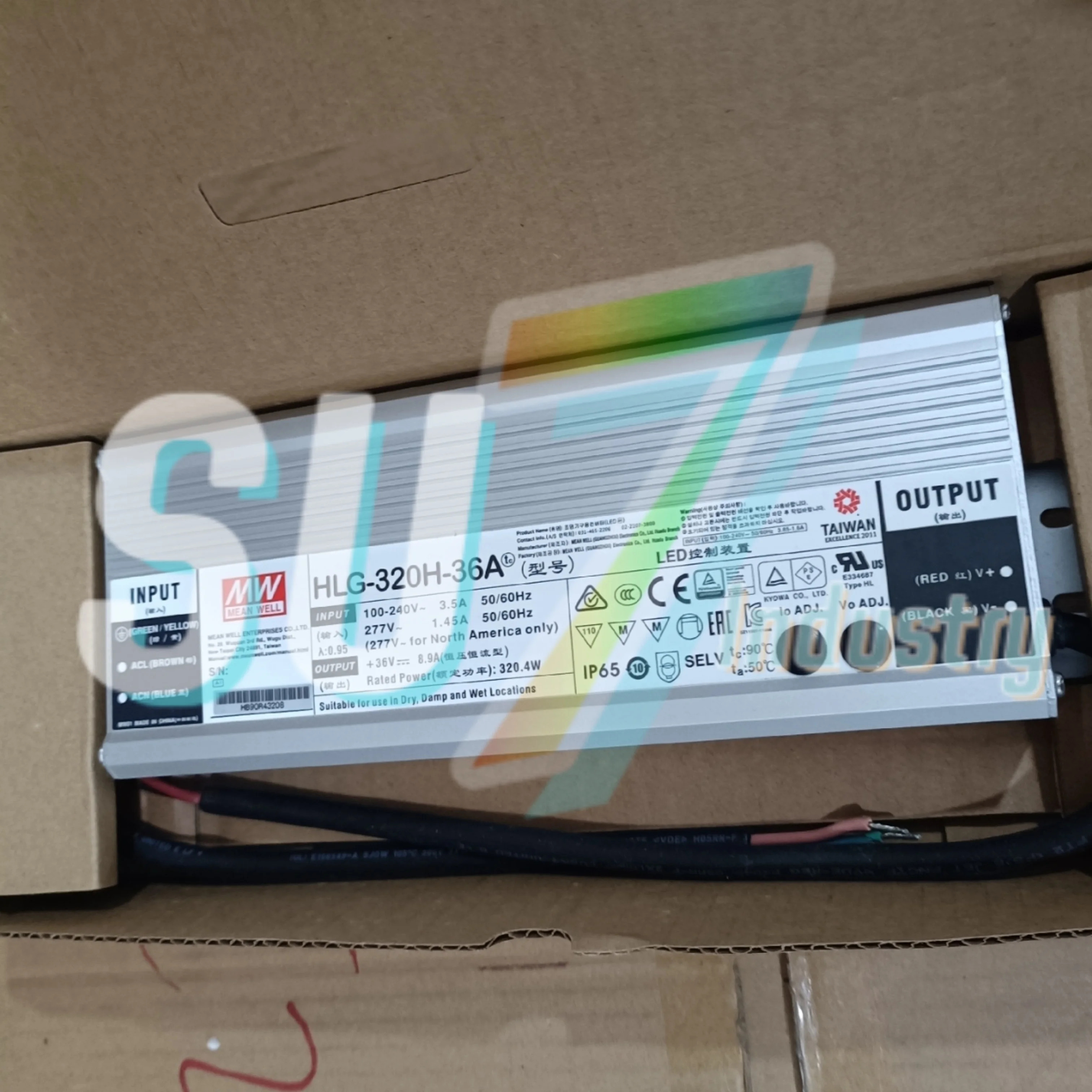 Mean Well HLG-320H-36 HLG-320H-36A HLG-320H-36B 스위치 전원공급장치 내 새
