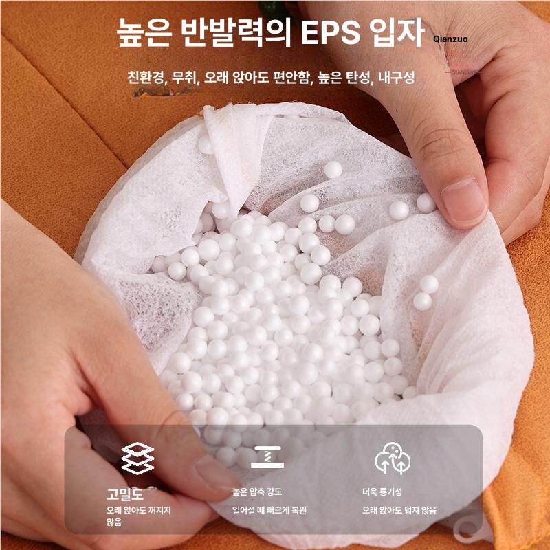 인테리어 원형스툴 다다미 발받침 카페 간이 좌식쿠션 스툴의자 보조의자 좌식스툴 - 상세 이미지 2