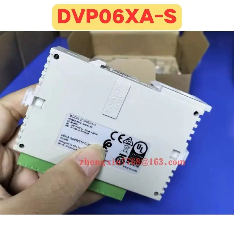 오리지널 DVP06XA-S DVP06XA S PLC 확장 모듈 신
