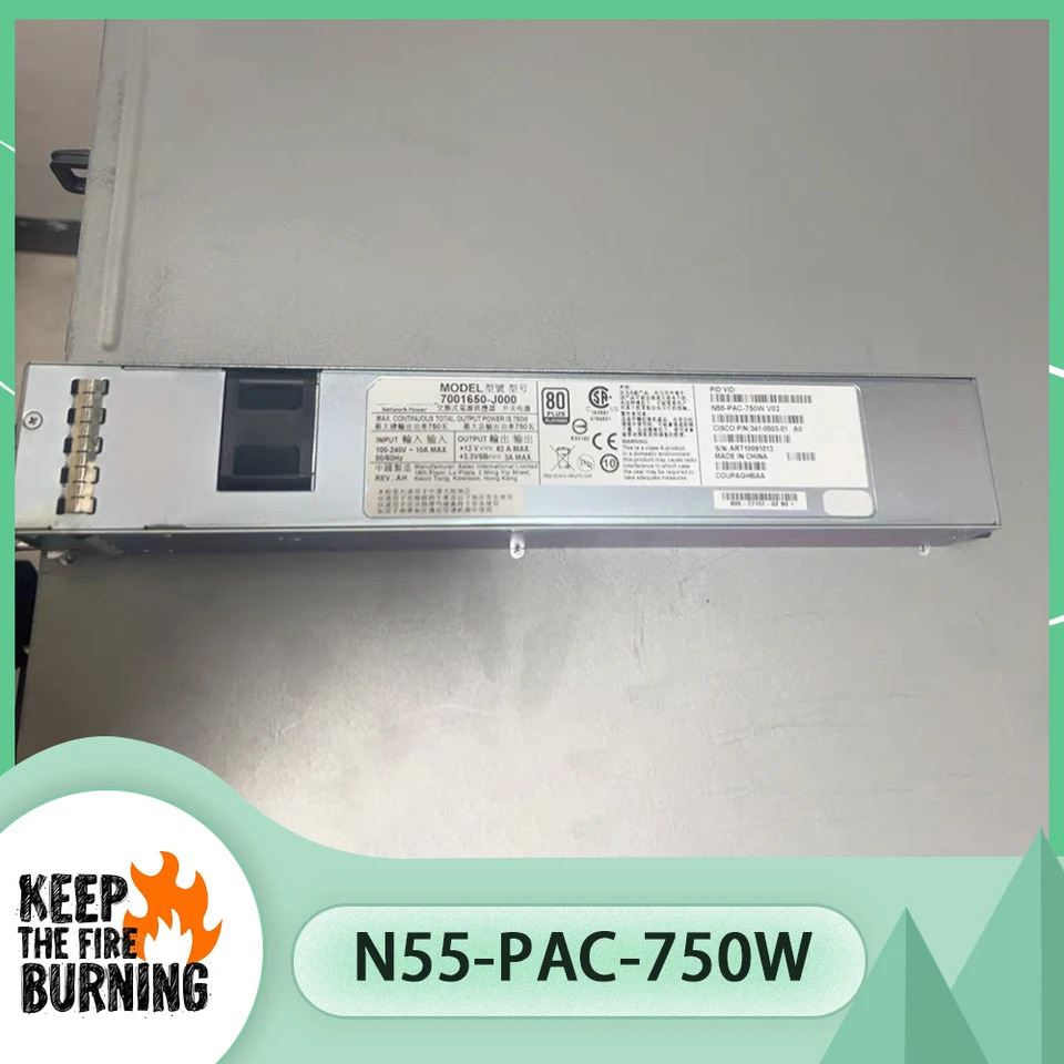 CISCO 전원공급장치 리퍼 완료 N55-PAC-750W 341-0503-01 7001650-J000 A0 750W