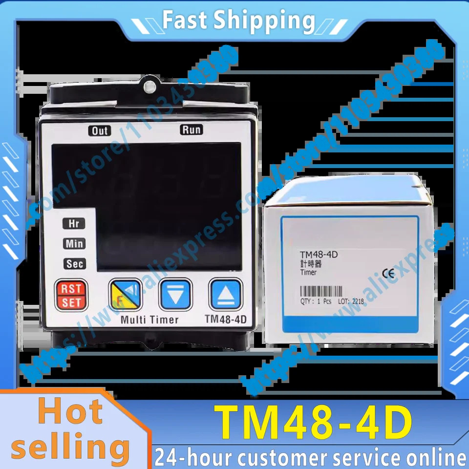 마이크로 컴퓨터 디지털 지연 타이머 오리지널 TM48-4D 220VAC 신