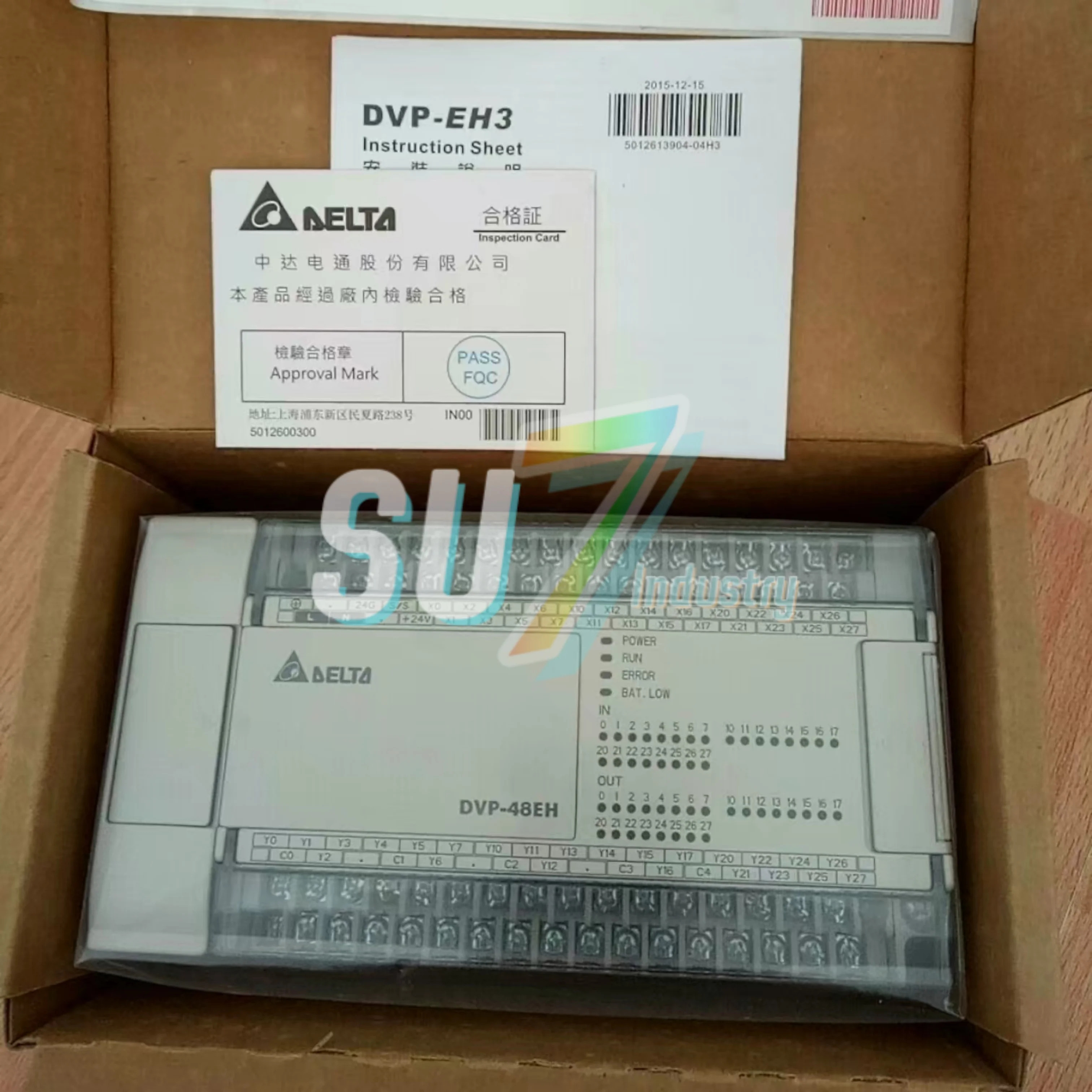 DVP48EH00R3 DVP48EH00T3 PLC 모듈 새