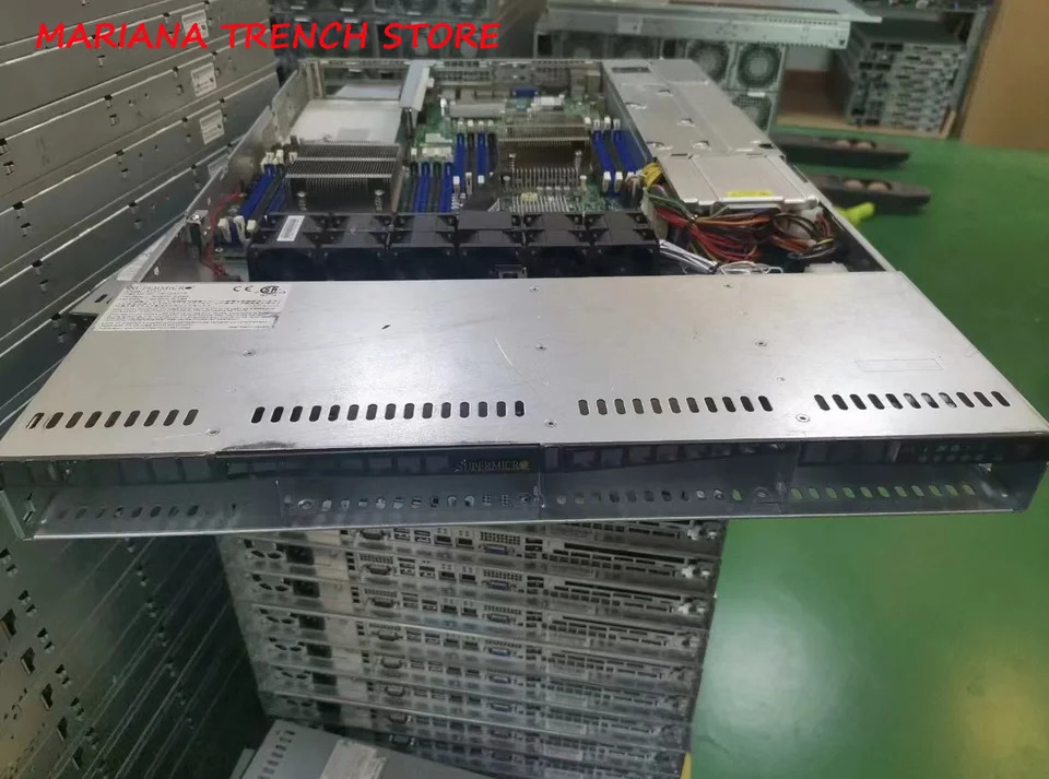 슈퍼마이크로 마더보드X9DRW-iTPF LGA 2011 Xeon E5-2600 v1 v2 i350 듀얼 포트 GbE LAN Broadcom BCM57810S 10Gb SFP