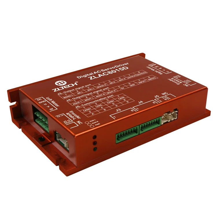 ZLTECH ZLAC8015D 3상 24V-48V 15A 500W CANOPEN RS485 듀얼 채널 브러시리스 DC 허브 모터 컨트롤러 드라이버