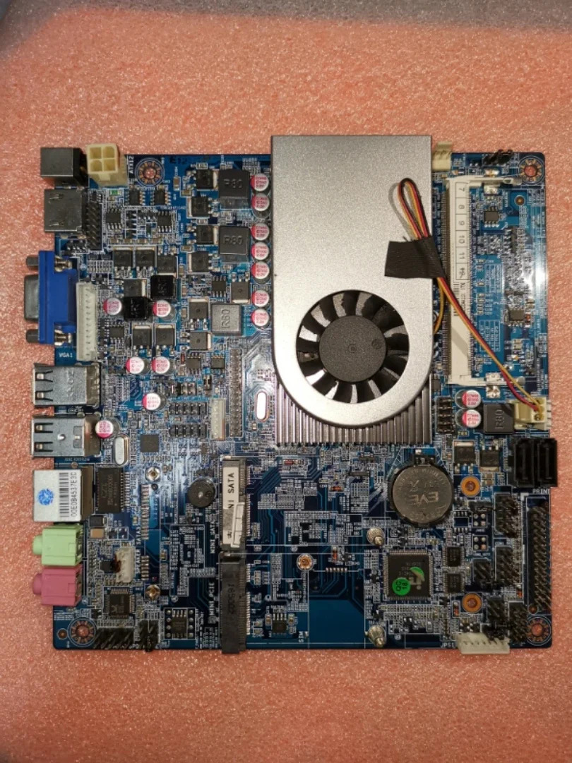 ITX-1037T-2CH 초박형 저전력 소모 고성능 제어 캐셔 광고 POS 기계 메보드 1037U