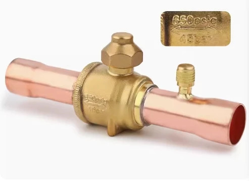 HONGSEN 냉매 볼 밸브 BC-6S6.35mm BC-10S9.52mm BC-12S12.7mm BC-1615.88mm BC-1919.05mm BC-2222.2mm