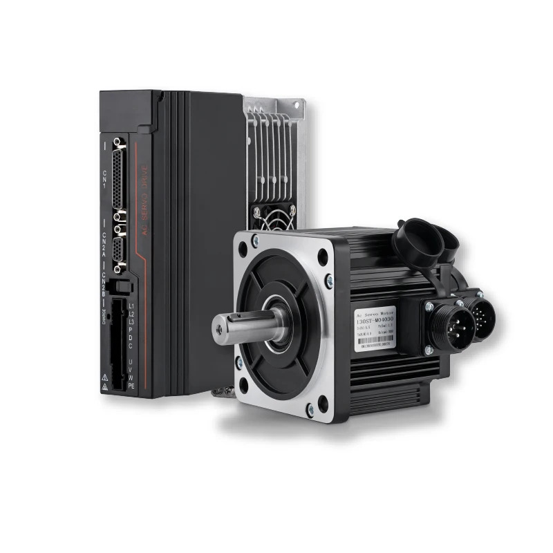 2025년형 성능 1500W 220V AC 서보모터 드라이브 키트 9.6Nm 토크 단상 1500rpm CNC 라우터 인쇄기계용