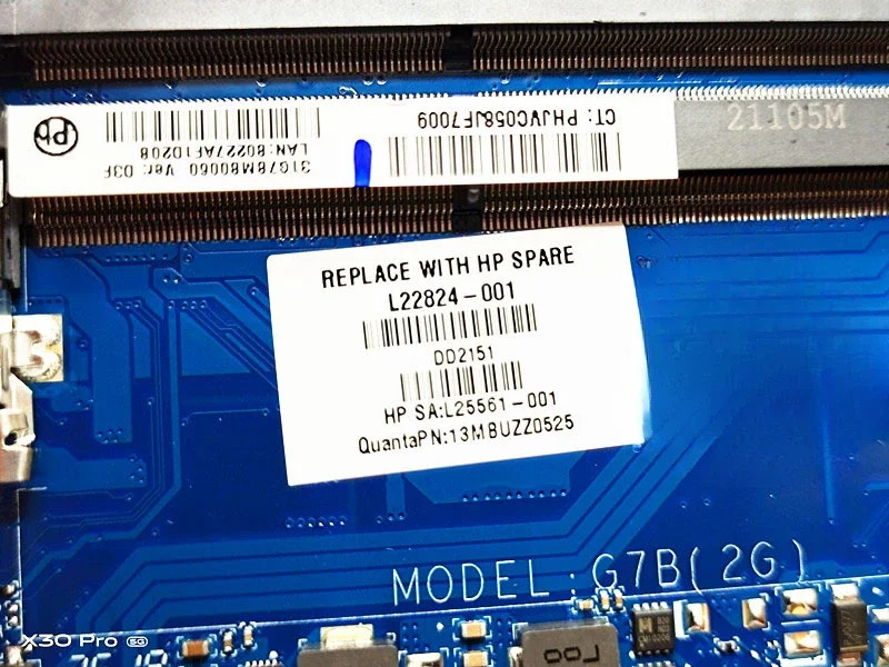 hp호환 TPN-Q208 15-CS 메보드 L22824-001 버전 DA0G7BMB6D1 SR3W0