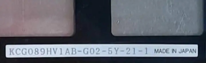 교세라 오리지널 KCG089HV1AB-G02 8.9인치 LCD 디스플레이 모듈