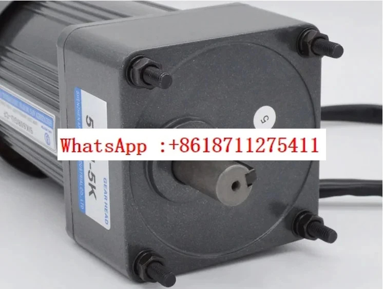 5IK60GN-CF 60W 3상 220V/380V AC 기어 모터 가역 속도조절 가능