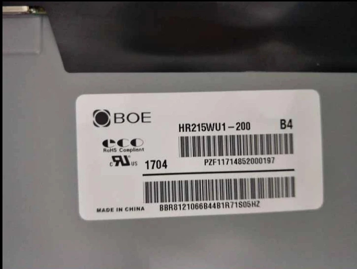 21.5 인치 LCD 패널 HR215WU1-200 HR215WU1 200 오리지널 A 등급