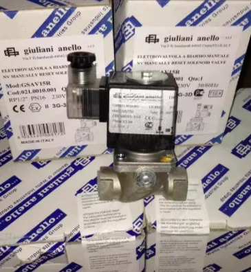 Giuliani anello 솔레노이드 밸브 GS015 230V 50-60Hz-28VA GS402R GS502R GS652R GS802R GS1002R